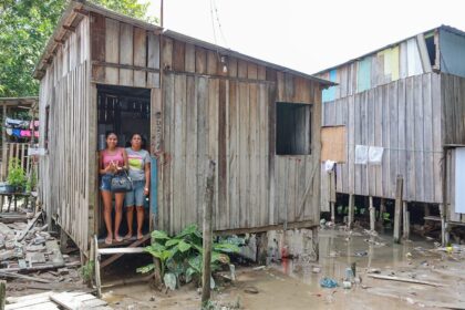 Governo do Estado realiza ações emergenciais na Comunidade da Sharp, para reduzir impactos das chuvas