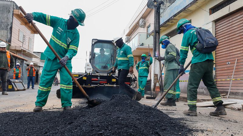 “A cidade vai ficar mais moderna”, diz morador de Parintins sobre obras do Prosai na cidade
