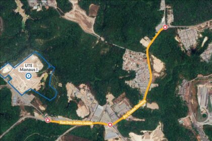 Obras de expansão da rede de gás natural estão em andamento em Manaus