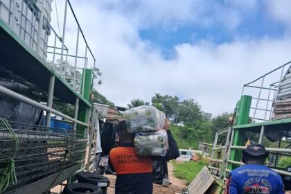 Operação Cheia 2025: Ajuda humanitária do Governo do Amazonas chega ao município de Apuí