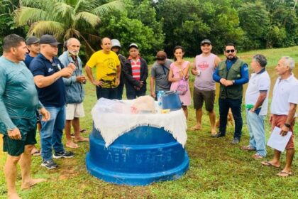 Idam distribui 80 mil alevinos a piscicultores de Coari