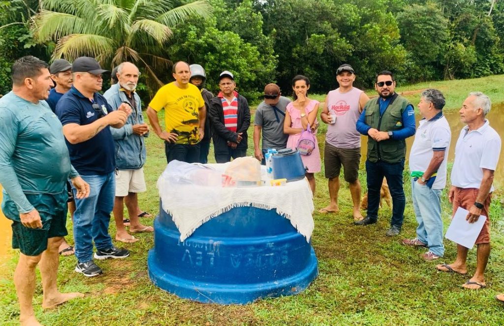 Idam distribui 80 mil alevinos a piscicultores de Coari