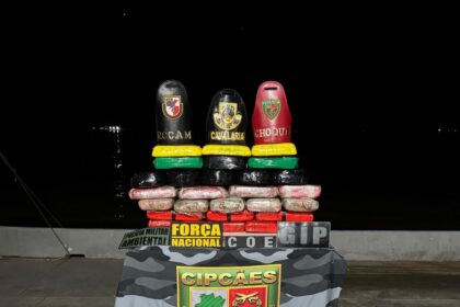 Base Arpão 3: PMAM prende homem com mais de R$ 1,8 milhão em drogas