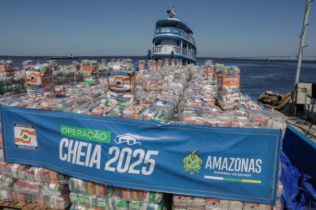 Governo do Amazonas divulga boletim sobre a cheia no estado, nesta sexta-feira