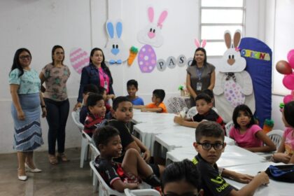 Celebração da Páscoa: Seas promove oficinas para a produção de ovos de chocolate nos Centros de Convivência da Família