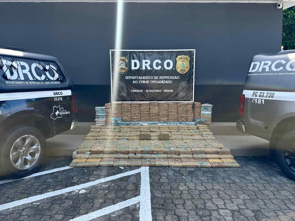 PC-AM apreende 600 quilos de maconha tipo skunk, a sexta ocorrência em 12 dias