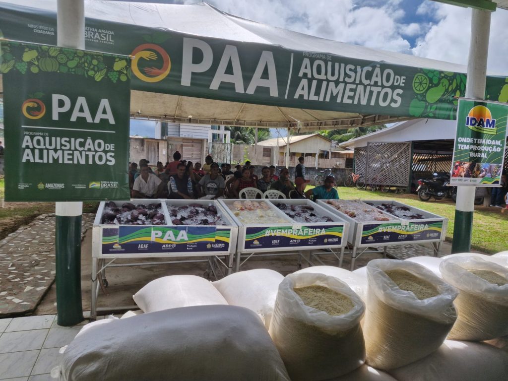 Governo do Amazonas adquire alimentos de agricultores familiares de Eirunepé