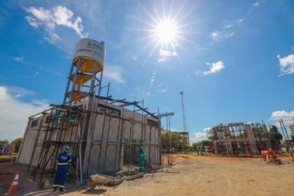 8Em Parintins: Sedurb e Sedel vistoriam as obras de revitalização do Ginásio Elias Assayag