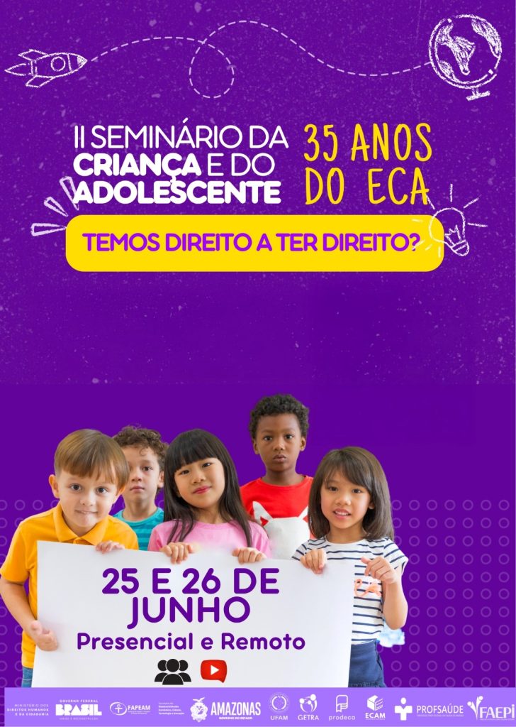 ECA faz 35 anos: Avanços e desafios sobre direitos da infância é tema de discussão no Amazonas