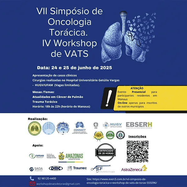 Governo do Amazonas apoia Simpósio de Oncologia Torácica realizado em Manaus