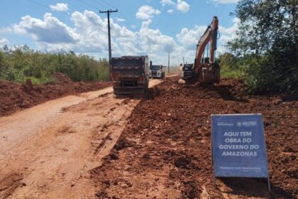Obra para recuperação e pavimentação da estrada Codajás-Anori é retomada pelo Governo do Amazonas