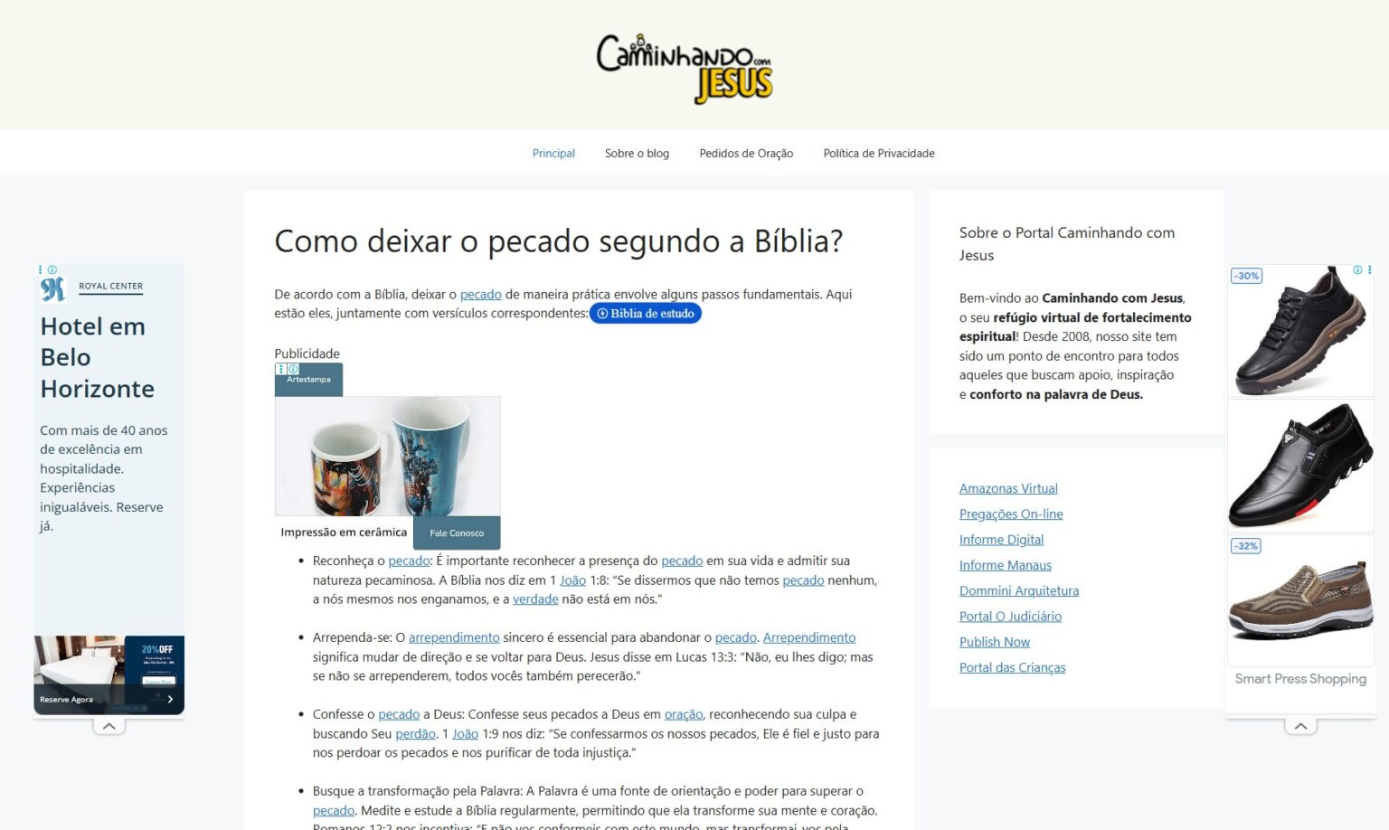 Passos para Abandonar o Pecado e Se Aproximar de Deus – Caminhando com Jesus Explica
