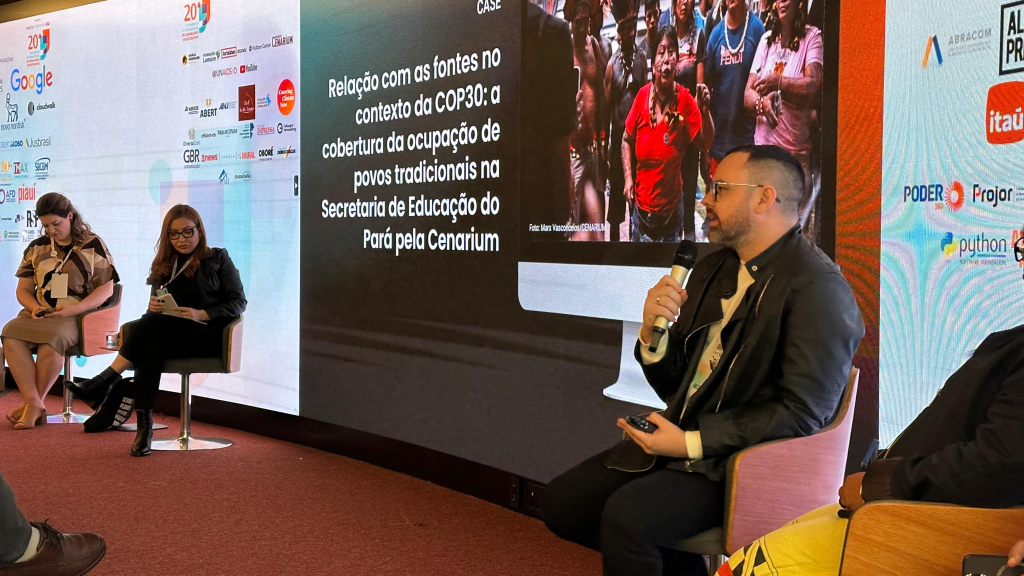 Paula Litaiff da Cenarium Enfatiza Valorização de Fontes Locais da Amazônia para a COP30 na Abraji