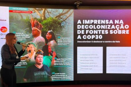 Paula Litaiff e Revista Cenarium Destacam Protagonismo Amazônico na Cobertura da COP30 Durante a Abraji