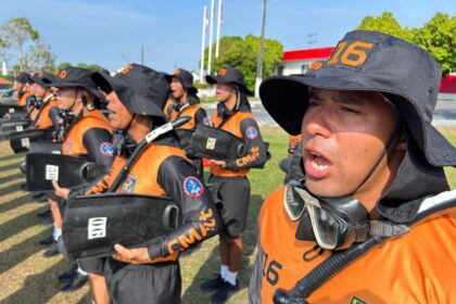 Corpo de Bombeiros inicia quarta turma do curso de mergulho autônomo do Amazonas