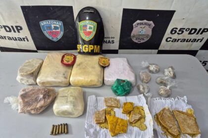 Operação Natal Mais Seguro: PC-AM e PMAM prendem dupla com mais de cinco quilos de maconha tipo skunk e oxi em Carauari