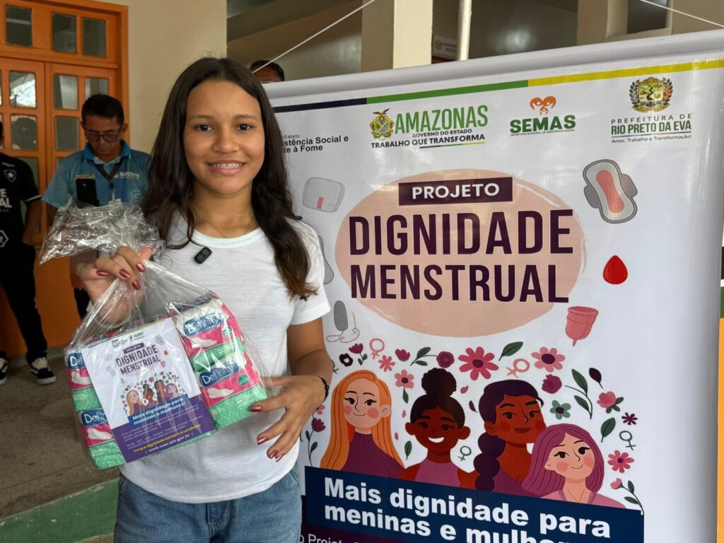 Dignidade Menstrual: programa alcança meninas e mulheres de 16 municípios, com mais de 32 mil absorventes higiênicos entregues