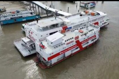 COP30: Governo do Amazonas apresenta Barco Hospital São João XXIII e firma parceria com o Ministério da Saúde