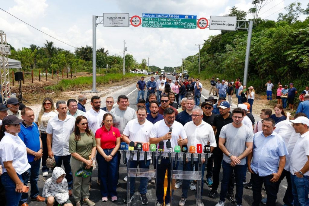 Governador Wilson Lima inaugura primeira etapa da nova AM-010 e destaca avanços sociais e econômicos para oito municípios