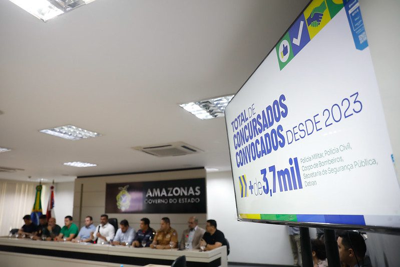 Com nova convocação de aprovados em concurso, Governo do Amazonas reforça segurança na capital e no interior do estado