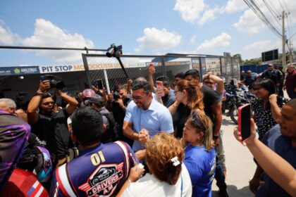 “Isso aqui é essencial para gente”, diz motociclista sobre primeiro Pit Stop do Motociclista Legal na zona leste