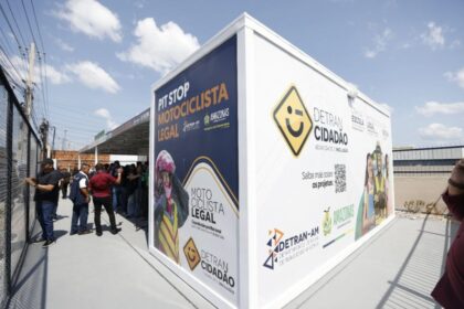 Governador Wilson Lima entrega primeiro Pit Stop do Motociclista Legal em Manaus