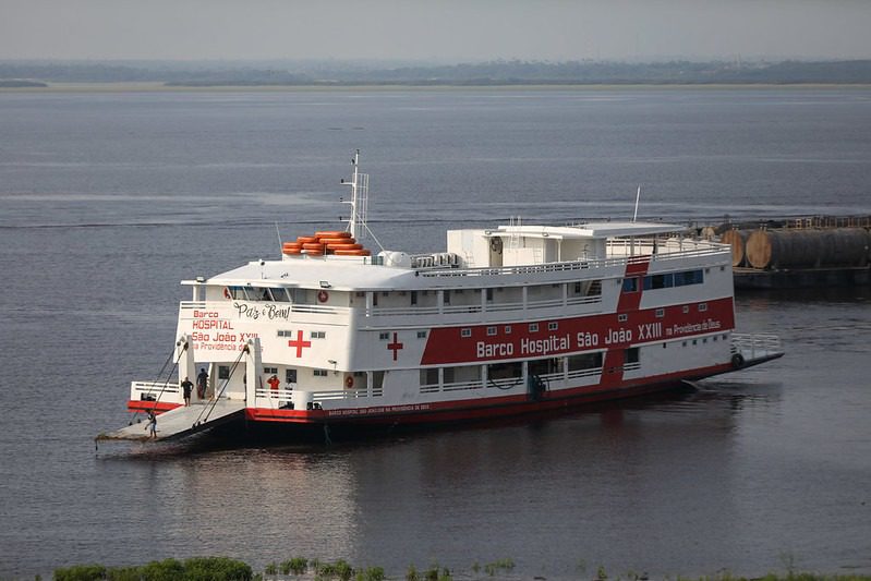 Barco Hospital inicia atendimentos de saúde em Caapiranga, de 5 a 10 de dezembro