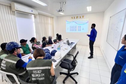 FVS-RCP realiza visita técnica com capacitação na Estação de Tratamento de Água Ponta das Lajes