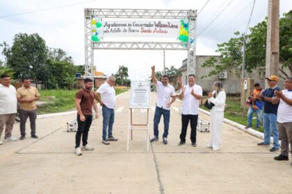 Governador Wilson Lima inaugura sistemas viários em Maraã e Uarini e amplia investimentos em mobilidade urbana no interior