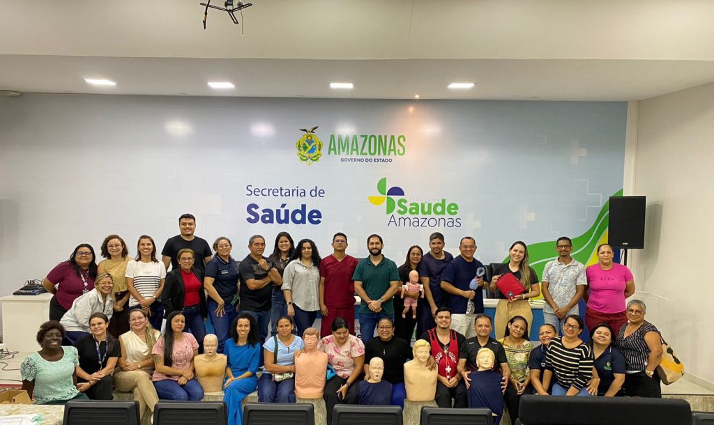 SES-AM realiza capacitação em Suporte Básico de Vida e Classificação de Risco Biopsicossocial para equipes do Cesmam