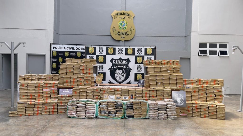 PC-AM desarticula grupo criminoso e apreende uma tonelada de maconha tipo skunk avaliada em mais de R$ 19 milhões