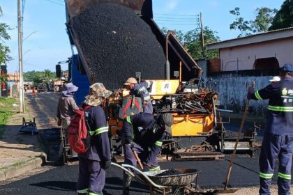 Asfalta Amazonas: Governo do Estado avança com obras de recuperação viária em Anori