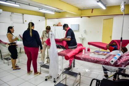 Lançamento Parintins 2026: SES-AM monta estrutura de atendimento no Bumbódromo