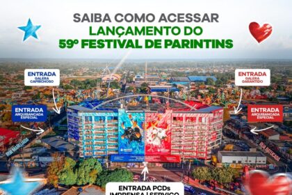 Lançamento Parintins 2026: Público terá entrada gratuita para o evento no Bumbódromo