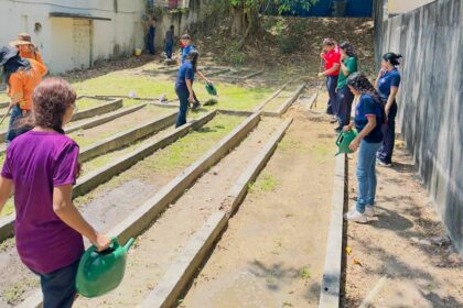 Projeto une matemática e educação ambiental por meio de horta escolar com apoio do Governo do Amazonas