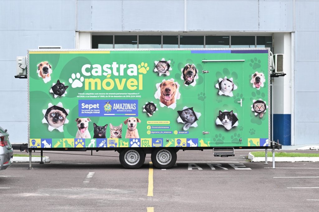 Castramóvel da Sepet inicia agendamento para castração de animais no Coroado