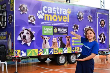 Castramóvel da Sepet abre agendamento para castração gratuita no bairro Educandos, em Manaus