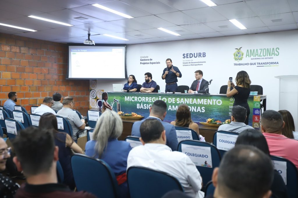 Governo do Estado realiza a 4ª Assembleia da Microrregião de Saneamento Básico do Amazonas e discute avanços para a universalização dos serviços