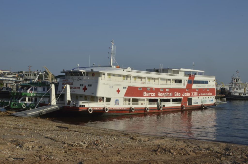 Barco Hospital inicia atendimentos de saúde em São Sebastião do Uatumã nesta sexta-feira