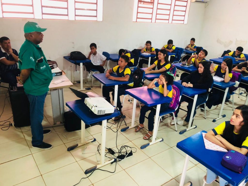 Ipaam promove educação ambiental para mais de 1.500 alunos em cinco escolas de Ipixuna