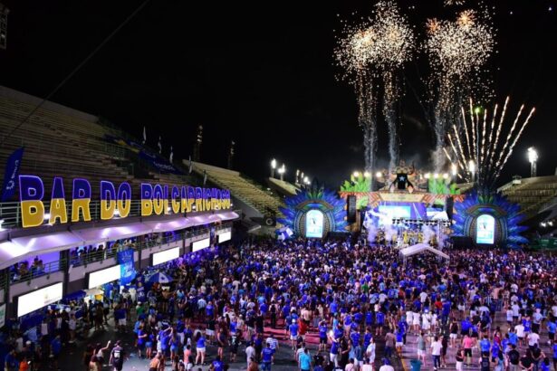 Ensaio dos Bumbás 2026: Bar do Boi Caprichoso leva a força da nação azulada ao Sambódromo de Manaus