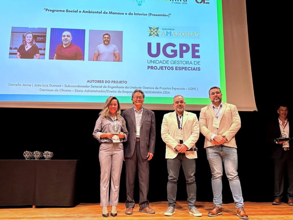 Prosamin+ recebe prêmio nacional por inovação em Engenharia e Infraestrutura