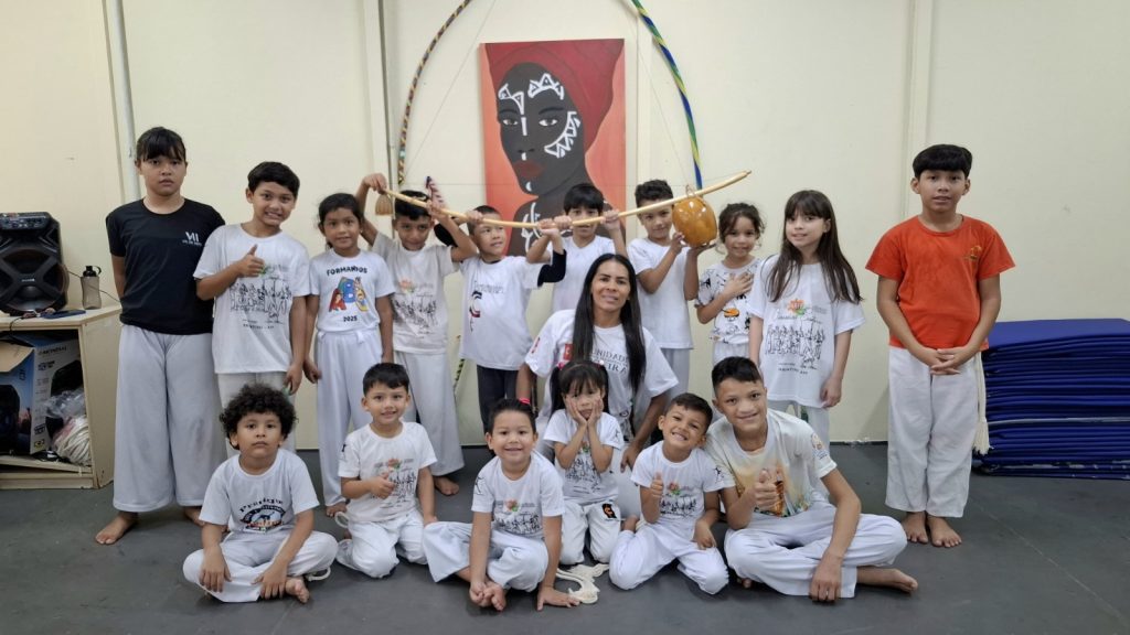 Roda de capoeira promove vivência cultural no Liceu de Artes e Ofícios Cláudio Santoro nesta quinta-feira