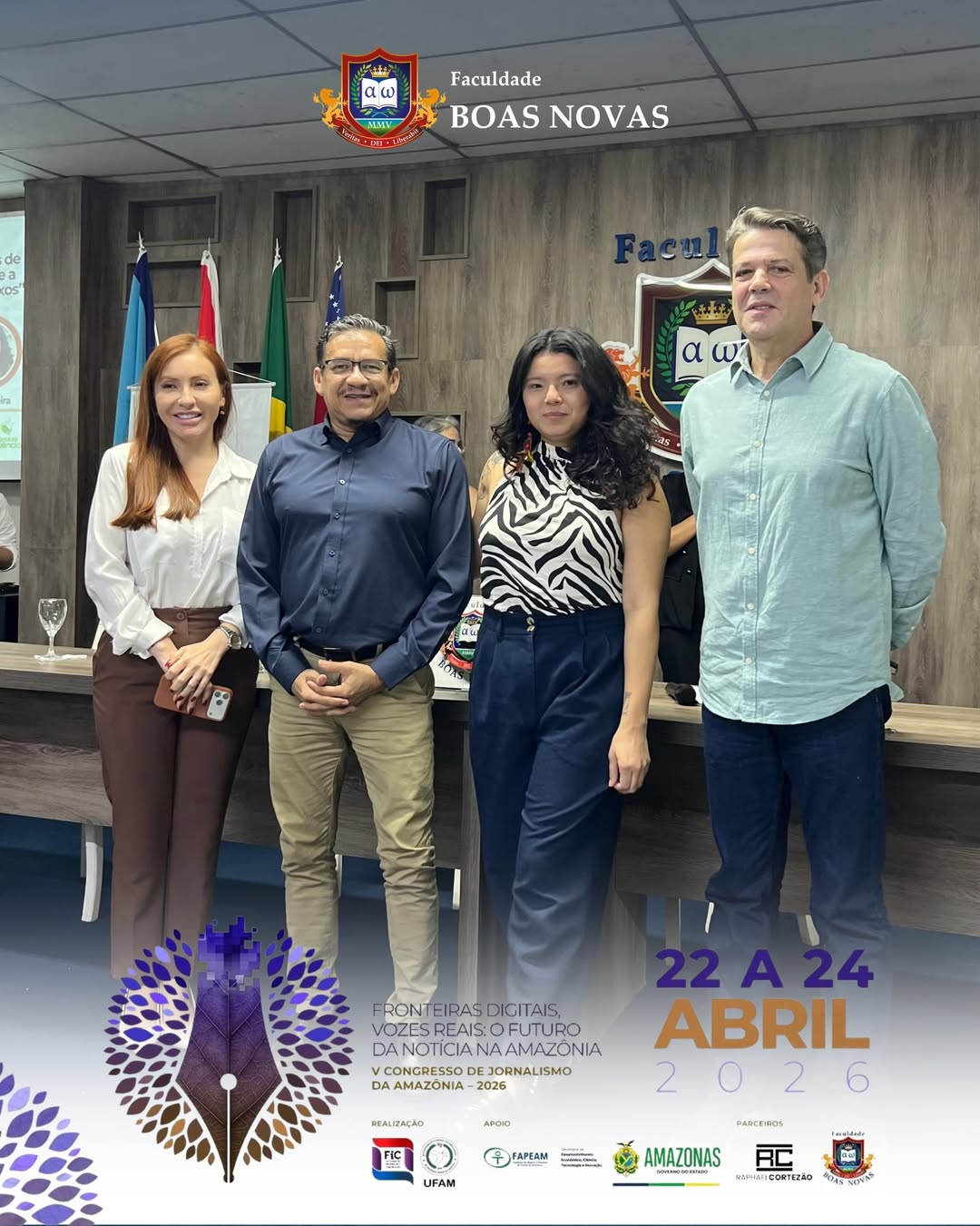 Paula Litaiff defende integração do jornalismo ambiental nas redações durante congresso na Amazônia