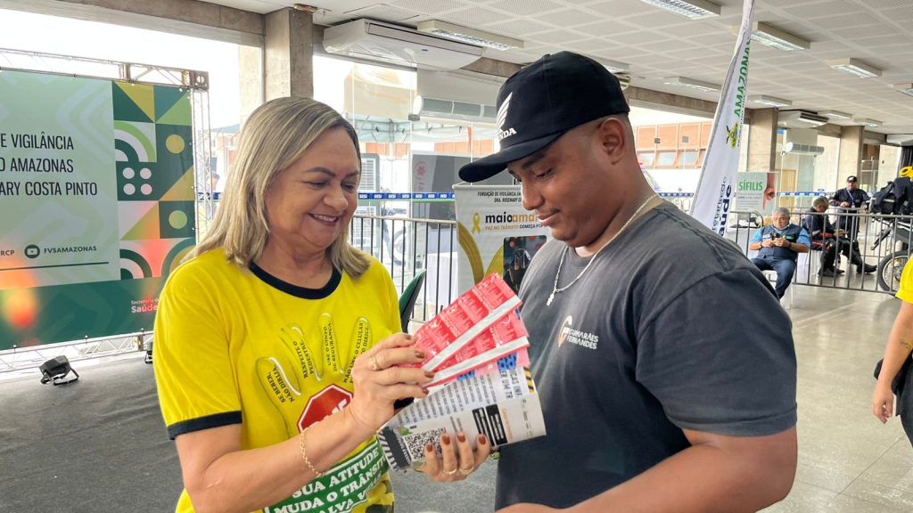 Maio Amarelo:  FVS-RCP mobiliza ação educativa e reforça cuidado com motociclistas