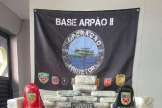 Base Arpão 2: Forças de Segurança apreendem drogas avaliadas em R$ 1,1milhão