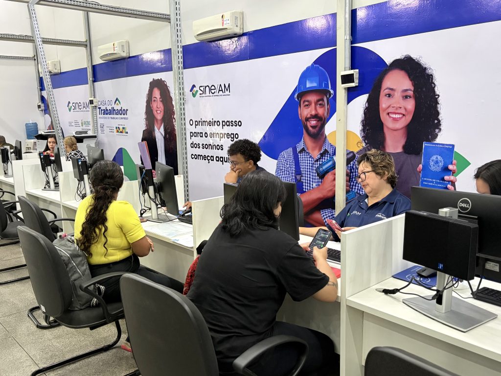 Sine Amazonas divulga 301 vagas de emprego para esta segunda-feira