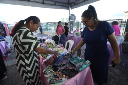 UGPE promove a 12ª edição especial de Dia das Mães do Bazar das Mulheres Empreendedoras do Prosamin+, no Parque Rio Negro