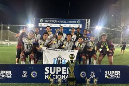 Atletas do Pelci conquistam título no Super Nacional de Base de Fut7