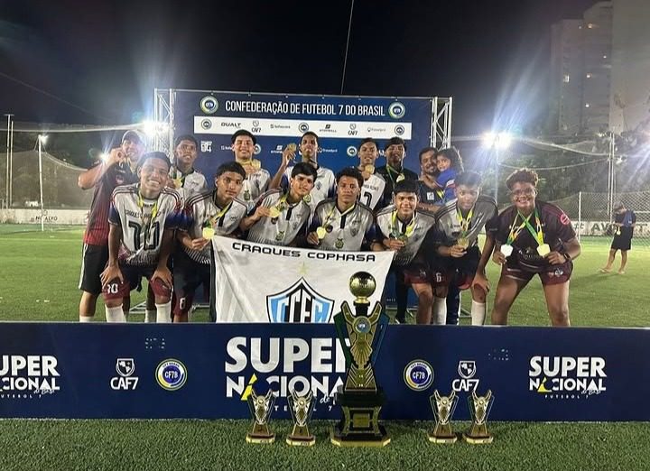 Atletas do Pelci conquistam título no Super Nacional de Base de Fut7